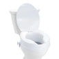 Raised Toilet Seat 4 In Height Polypropylene Universal Screw Lock 300 LB