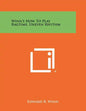 Winn's How To Play Ragtime, Uneven Rhythm - Paperback