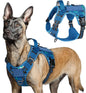 No Pull Tactical Dog Harness Molle Vest Adjustable Medium Large Dogs