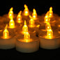 24-Piece: LED Flameless Tealight Smokeless Flickering Candles