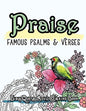 Praise: Famous Psalm and Verses Bible Quotes Adult Coloring Book: Colouring Gifts for Grownup Relaxation: Find Mindfulness in Coloring and Devotions - Paperback