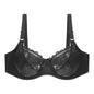 Pure color bra lace women's plus size bra underwear