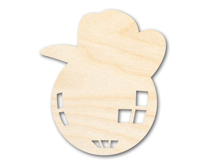 Unfinished Disco Cowgirl Shape | DIY Craft Cutout | up to 46" DIY