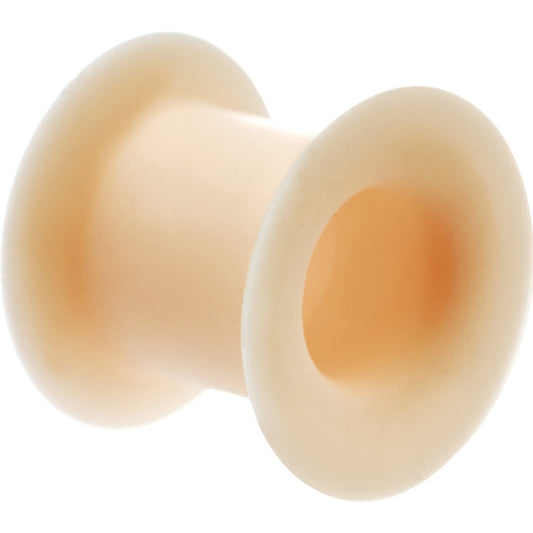 00G Flesh Color Silicone Tunnel