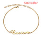Personalized Creative Stainless Steel Custom Cut Name Bracelet