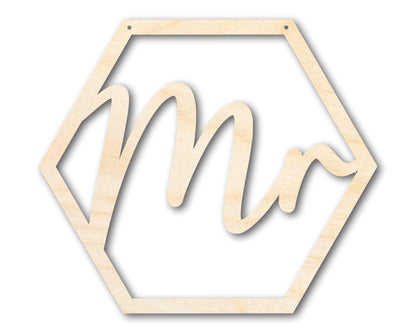 Unfinished Wood Mr. Chair Sign | DIY Craft Cutout | up to 46" DIY