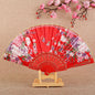 Handmade Silk Chinese Dance Fan with Tassel