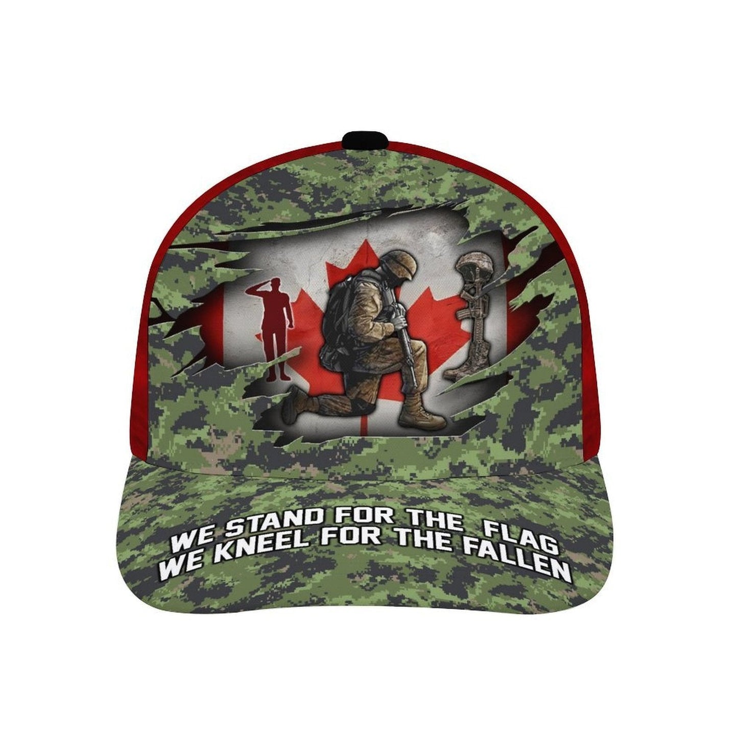 Creative Versatile Casual Printed Cap With A Baseball-style Brim