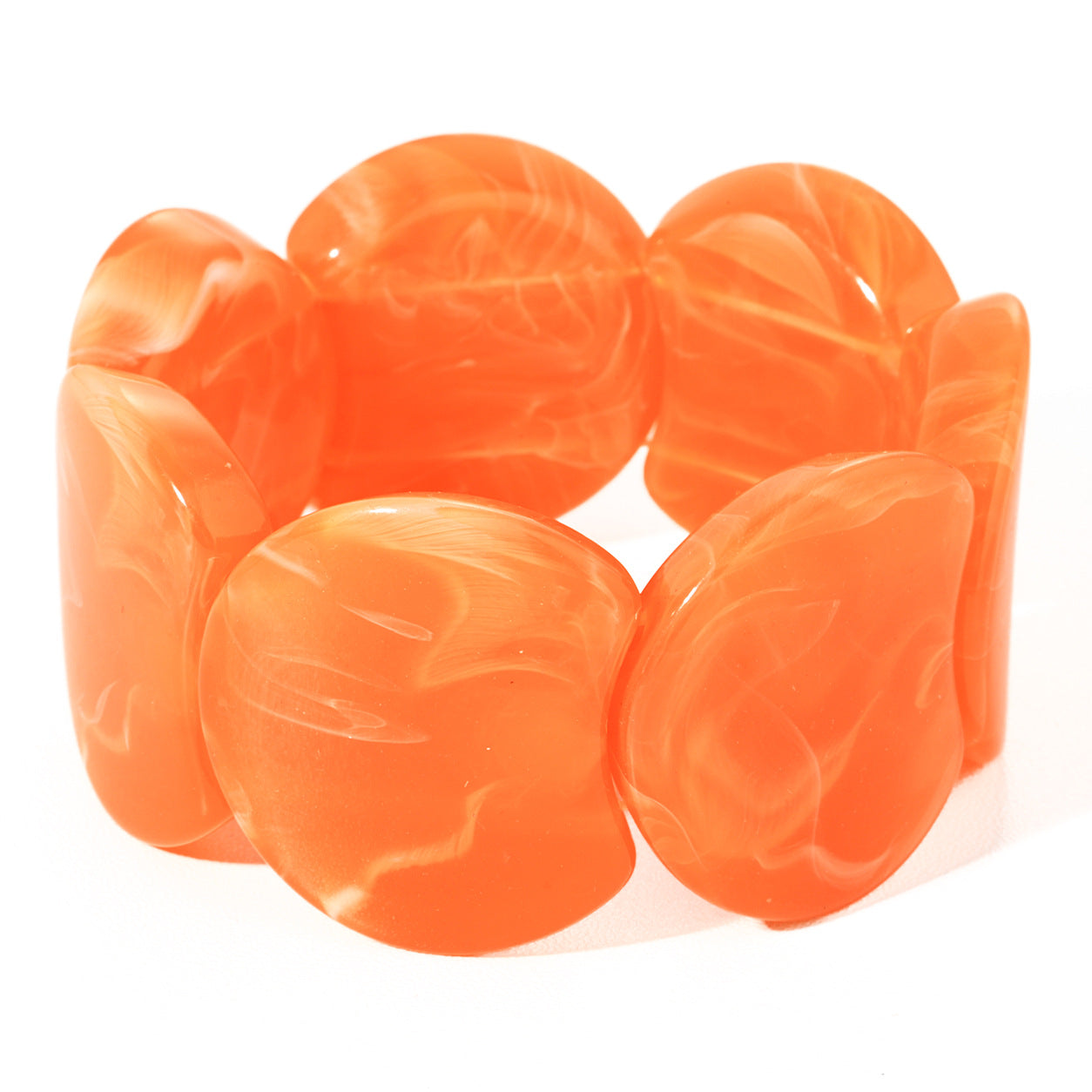 Irregular-shaped Resin Bracelet For Women