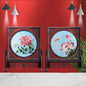 The Silk Mirror: Double-Sided Suzhou Embroidery Screen