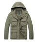 Winter thickened large outdoor tactical windbreaker