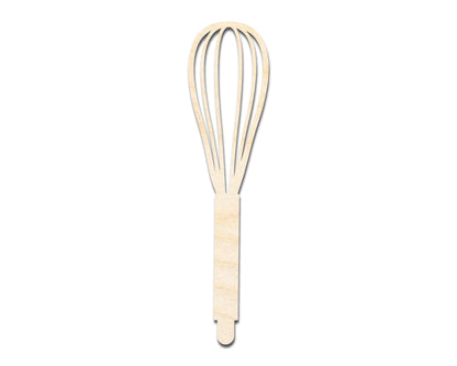 Unfinished Wood Whisk Shape | DIY Craft Cutout | up to 46" DIY