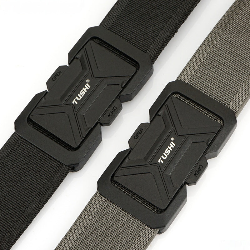 New 35-inch Buckle Tactical Comfortable Elastic Outdoor Belt