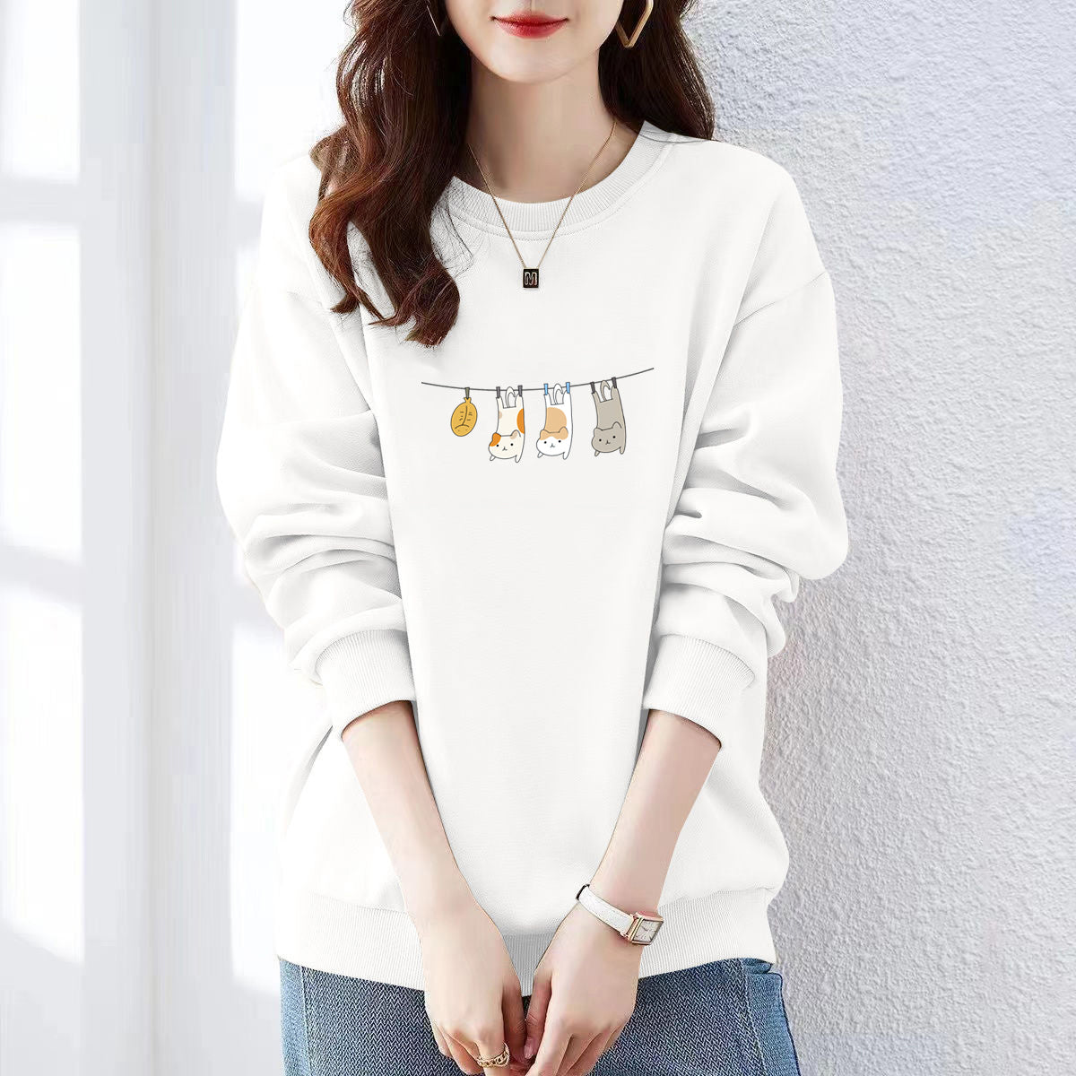 Womens FallWinter Designer Crewneck Sweatshirt For A Stylish Warm Look