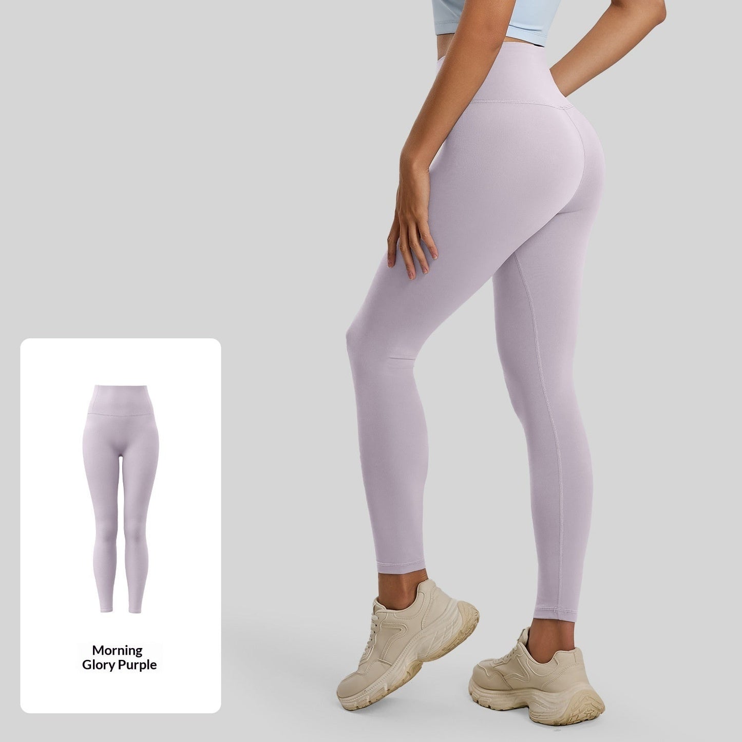 New Double-sided Bare-feel Yoga Pantsno Awkwardness