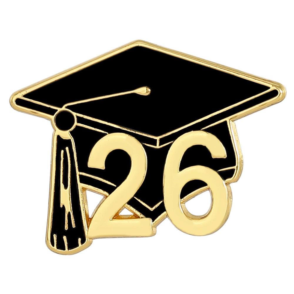 New Graduation Season Bachelors Cap Series Brooch Set