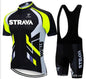 Jersey Sets Red Bicycle Short Sleeve Cycling Clothing Bike Cycling Jersey Bib Shorts