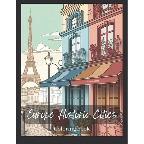 Coloring book: Cities of europe - Paperback