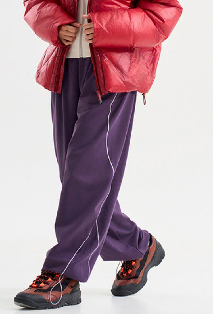 Fleece-lined Tactical Mens Casual Pants