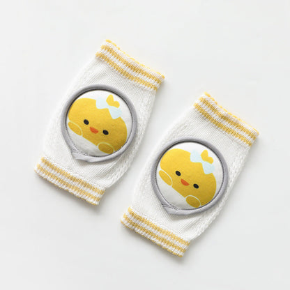Baby Crawling Knee Pad with Cotton, Sponge Filling and Mesh Panel