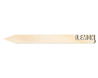 Unfinished Wood Lemon Garden Stake | DIY Craft Cutout | up to 24" DIY