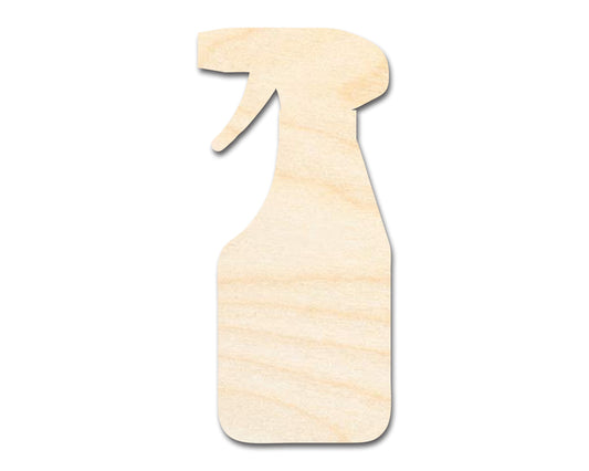 Unfinished Wood Spray Bottle Shape | DIY Craft Cutout | up to 46" DIY