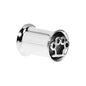 0G Stainless Steel Double Flare Brass Knuckle Tunnel