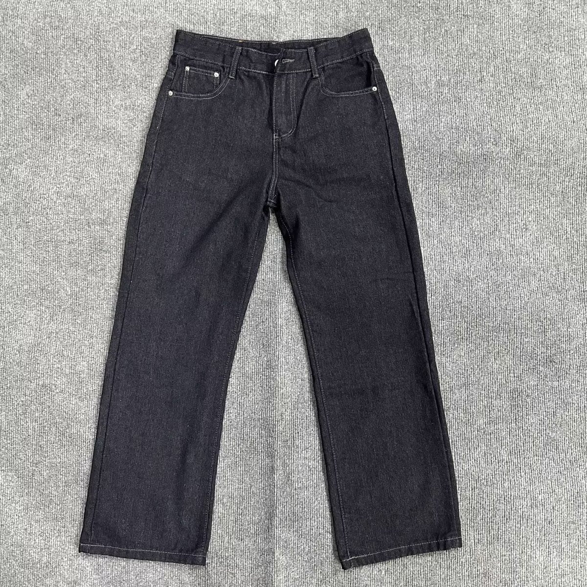 New Mens Retro Casual Wide-leg High-street Loose Straight-leg Pants
