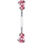 Pink Teardrop Cubic Zirconia Bioplast Intimate Piercing