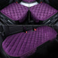 Winter Short Plush Backless Three-piece Seat Cushion