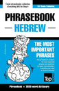 English-Hebrew phrasebook and 3000-word topical vocabulary - Paperback
