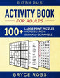 Activity Book for Adults: 100+ Large Print Puzzles - Paperback