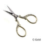 Retro Gold Crane Tailor Scissors