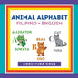 Animal Alphabet Filipino + English: Tagalog ABC Book - Paperback