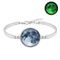 Galaxy Moon Time Gemstone Luminous Bracelet