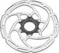 Tektro TR-45 Disc Brake Rotor - 180mm Center-Lock 2.3mm Thickness Silver
