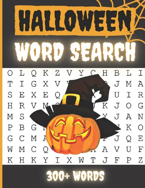 Halloween Word Search 300+ Words: Activity Book Large Print Word Search Book For Adults Family Puzzles with Answer Thanksgiving Halloween Chistmas - 8 - Paperback