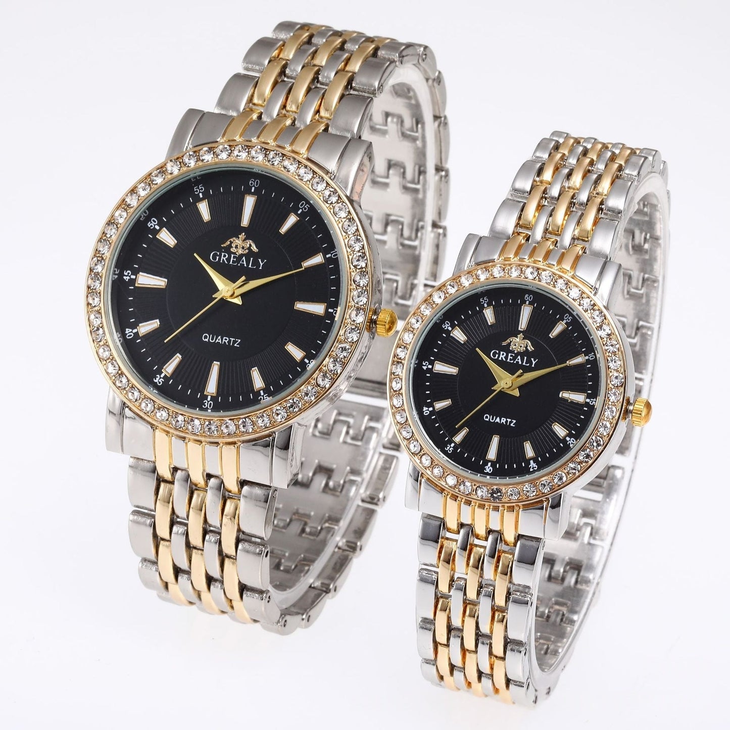 Mens And Womens Quartz Dress Couple Watches Business Gift