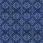 ATXSH Western Geo Medallions Indigo Cotton 44"/45" Fabric Per Yard