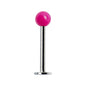 16G Pink Neon Labret Monroe