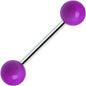 Purple Neon Barbell Tongue Ring