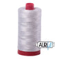 2615 Aluminium Aurifil Cotton 12 WT Large Spool
