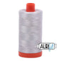 2615 Aluminium Aurifil Cotton 50wt Large Spool