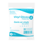 Dynarex Vinyl Exam Gloves In A Bag, 3 Mil Thick, Large, Powder-Free, Clear
