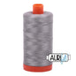 2620 Stainless Steel Aurifil Cotton 50wt Large Spool