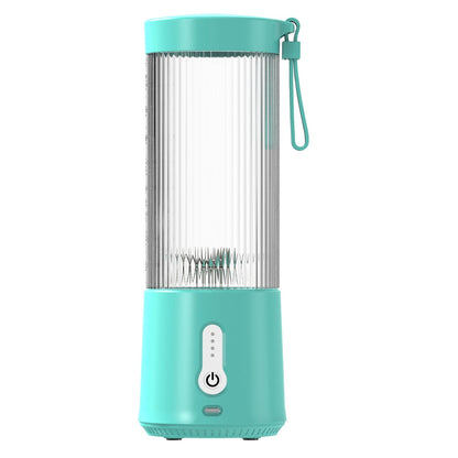 450ML/15.2OZ Portable Fruit Blender with 6 Blades Rechargeable Juice Cup for Shakes Smoothies Juice Personal Mini Fruit Mixer for Outdoor Gym Office