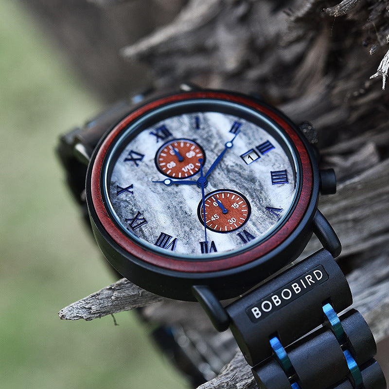 Unisex Wooden Quartz Decoration Watch