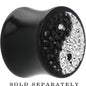 5/8G Crystal Ying Yang Saddle Plug