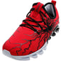New Men's Red lighting graphics print sports shoes