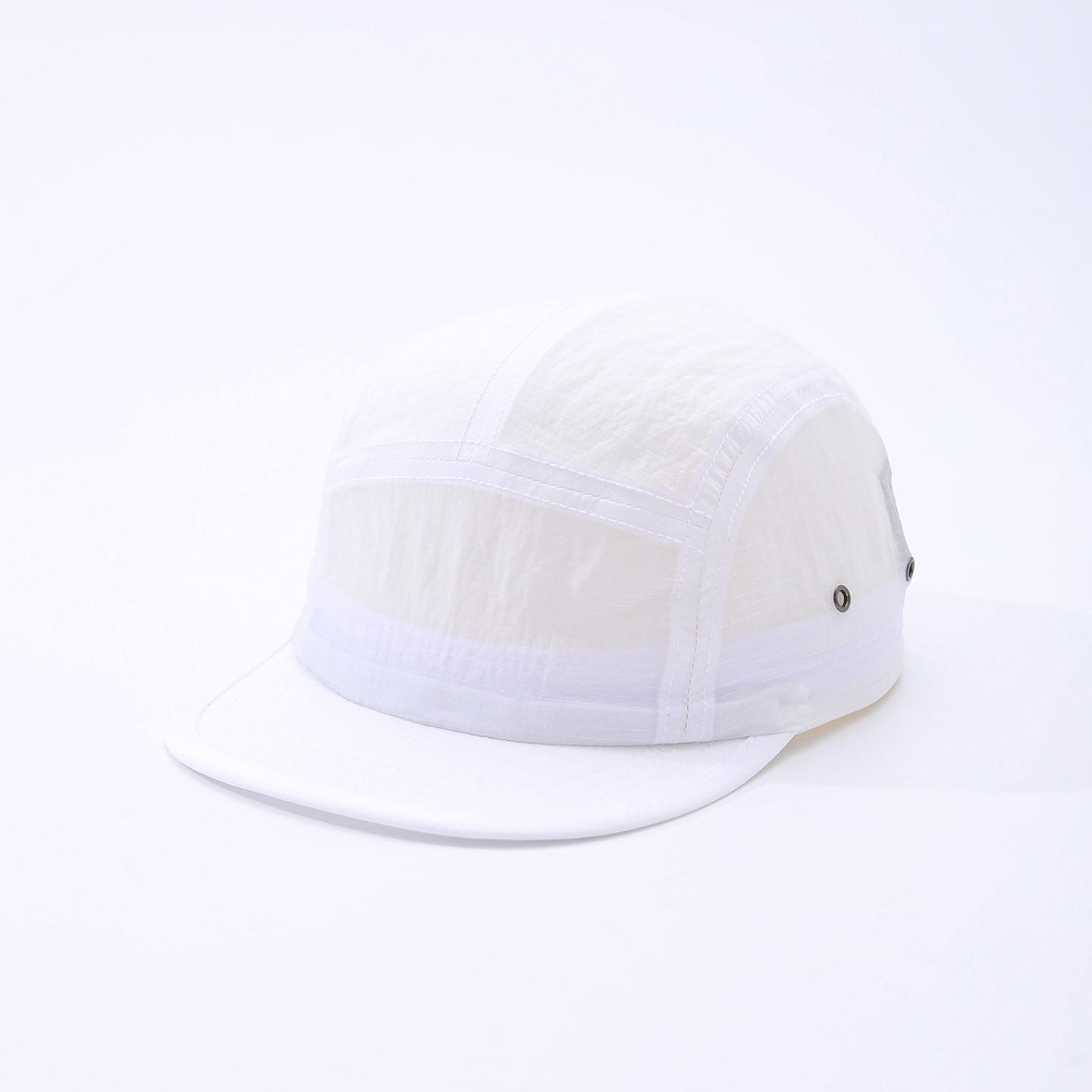 Men's And Women's Identical Simple Quick-drying Water-resistant Mesh Drawstring Design Street Trendy Short Brim Baseball Cap Suitable For Going Out For Photos And Daily Skateboarding Use